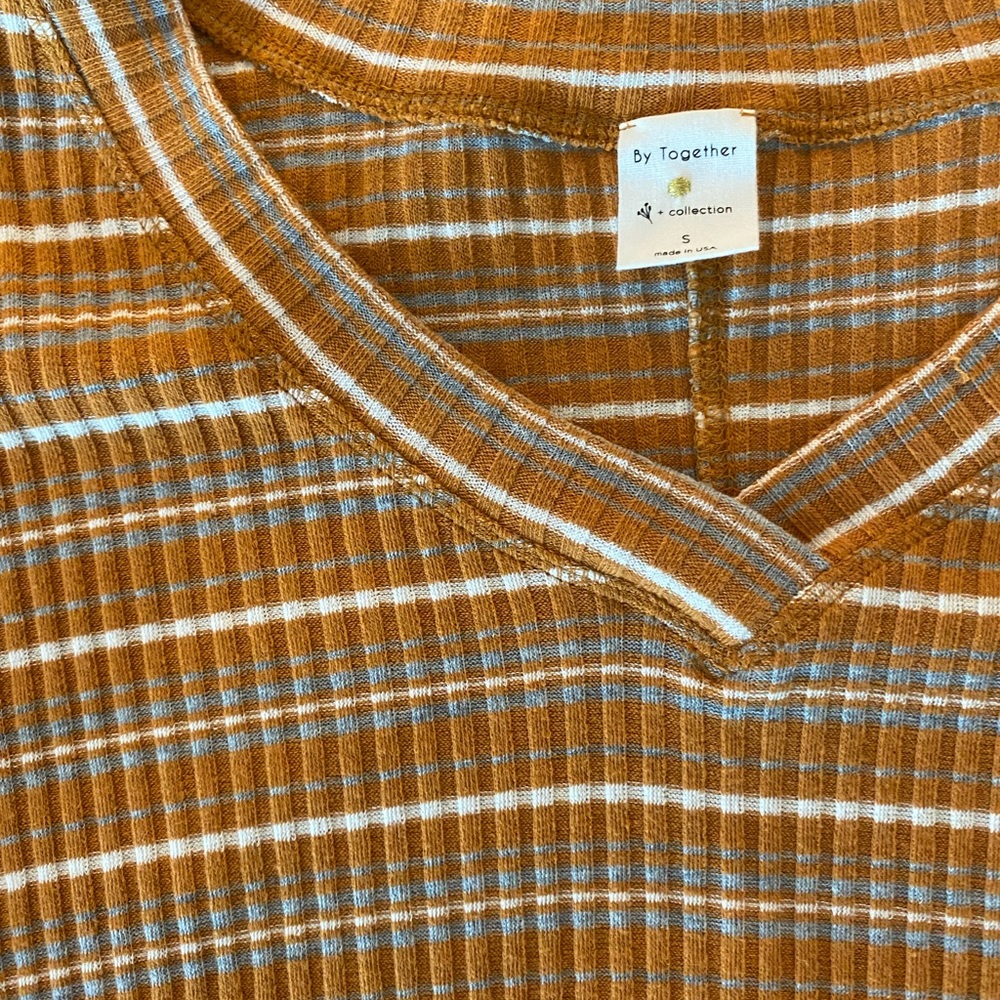 Mustard sweater / blouse in size Small